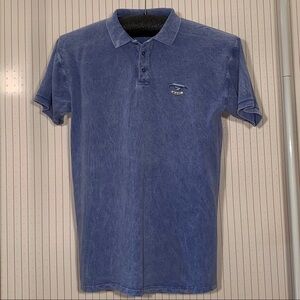 Lifestyles “Maui Humpback whale” blue polo.